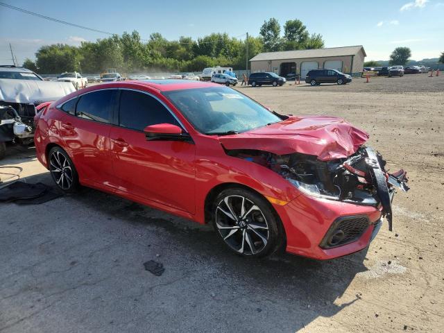 2HGFC1E50KH704114 - 2019 HONDA CIVIC SI RED photo 4