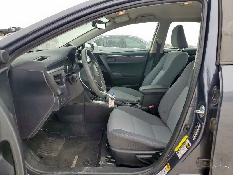 5YFBURHE2GP465591 - 2016 TOYOTA COROLLA L CHARCOAL photo 7