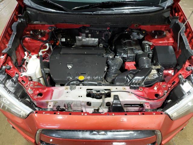 JA4AP3AU5CZ002789 - 2012 MITSUBISHI OUTLANDER ES წითელი ფოტო 12