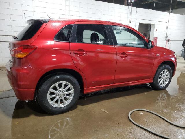 JA4AP3AU5CZ002789 - 2012 MITSUBISHI OUTLANDER ES წითელი ფოტო 3