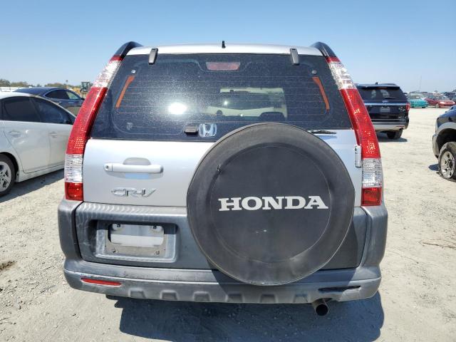 JHLRD68536C005170 - 2006 HONDA CR-V LX SILVER photo 6