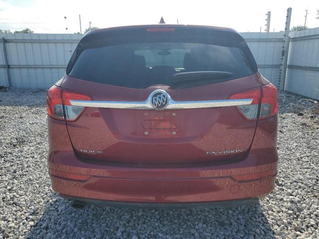 LRBFXBSA6HD194690 - 2017 BUICK ENVISION ESSENCE წითელი ფოტო 6