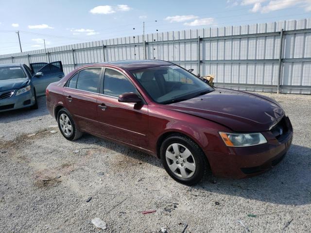 5NPET46C27H227743 - 2007 HYUNDAI SONATA GLS MAROON photo 4