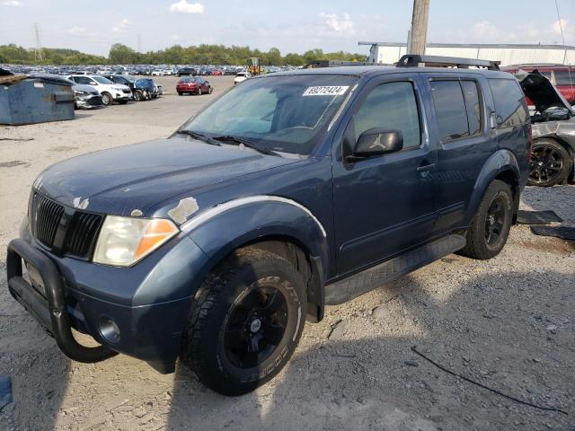 5N1AR18W45C788338 - 2005 NISSAN PATHFINDER LE BLUE photo 1