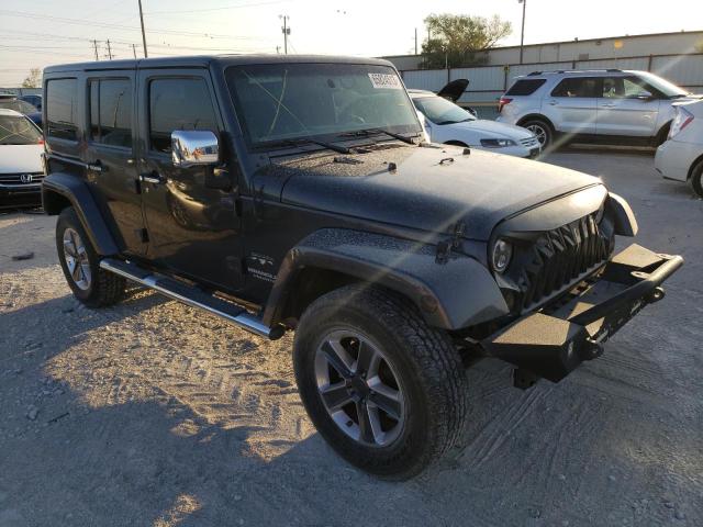 1C4BJWEG0GL174156 - 2016 JEEP WRANGLER SAHARA GRAY photo 4