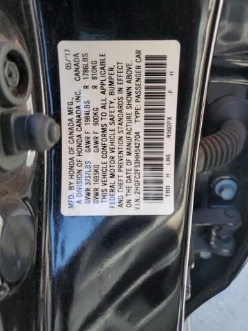 2HGFC2F53HH542704 - 2017 HONDA CIVIC LX BLACK photo 12