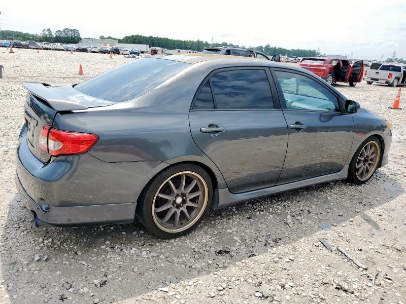 2T1BU4EEXAC519766 - 2010 TOYOTA COROLLA BASE رمادي صورة 3