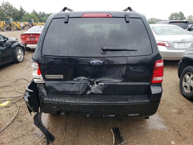 1FMCU03749KA50939 - 2009 FORD ESCAPE XLT BLACK photo 6