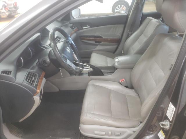 1HGCP2F8XCA046727 - 2012 HONDA ACCORD EXL GRAY photo 7