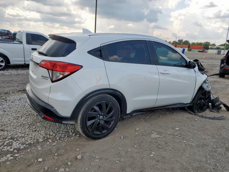 3CZRU5H19MM722635 - 2021 HONDA HR-V SPORT WHITE photo 3