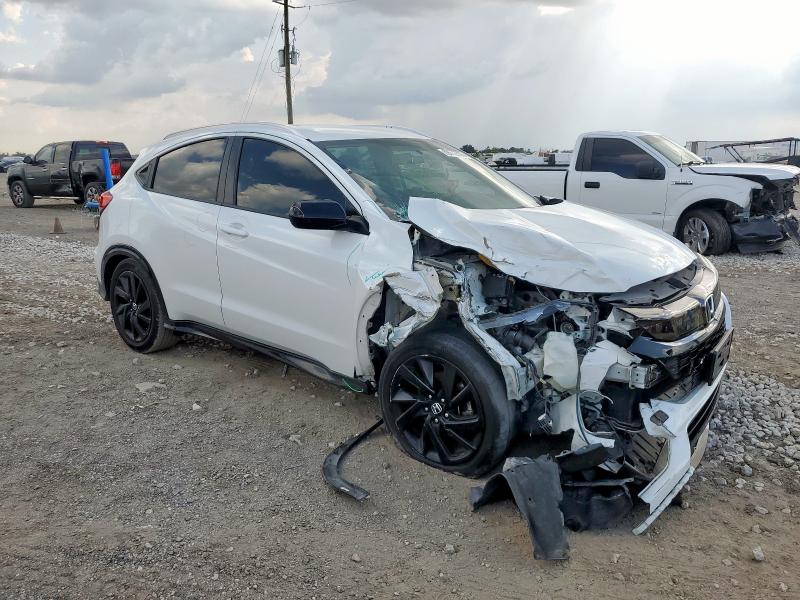 3CZRU5H19MM722635 - 2021 HONDA HR-V SPORT WHITE photo 4