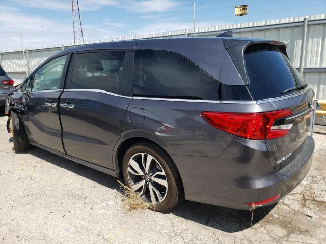 5FNRL6H81PB044922 - 2023 HONDA ODYSSEY TOURING GRAY photo 2