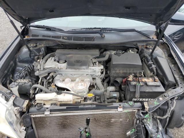 4T4BF1FK3CR243726 - 2012 TOYOTA CAMRY BASE BLACK photo 11