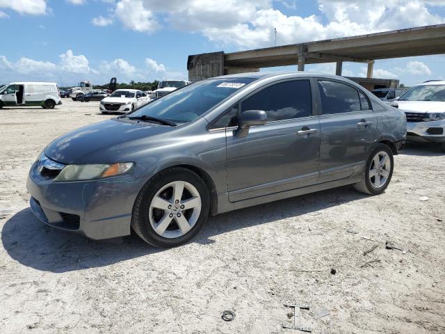 19XFA1F68BE036991 - 2011 HONDA CIVIC LX-S Gris photo 1