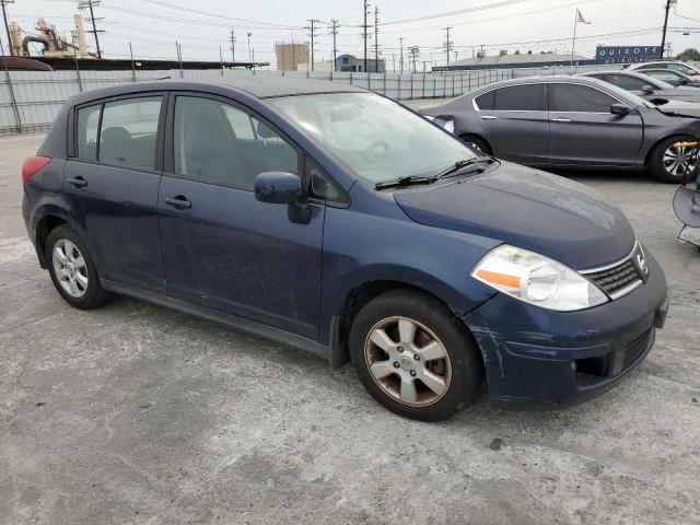 3N1BC13E77L418858 - 2007 NISSAN VERSA S BLUE photo 4