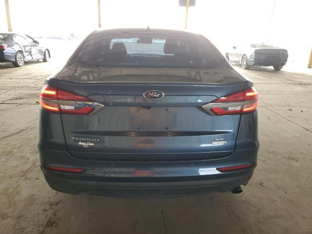 3FA6P0HD9KR173053 - 2019 FORD FUSION SE BLUE photo 6