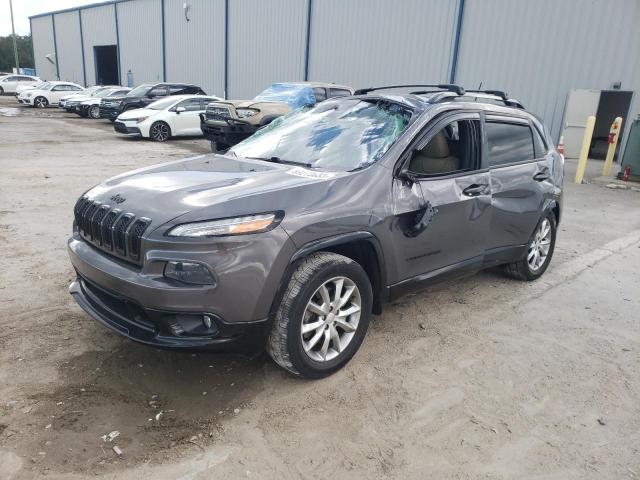 1C4PJLCB2JD587936 - 2018 JEEP CHEROKEE LATITUDE GRAY photo 1