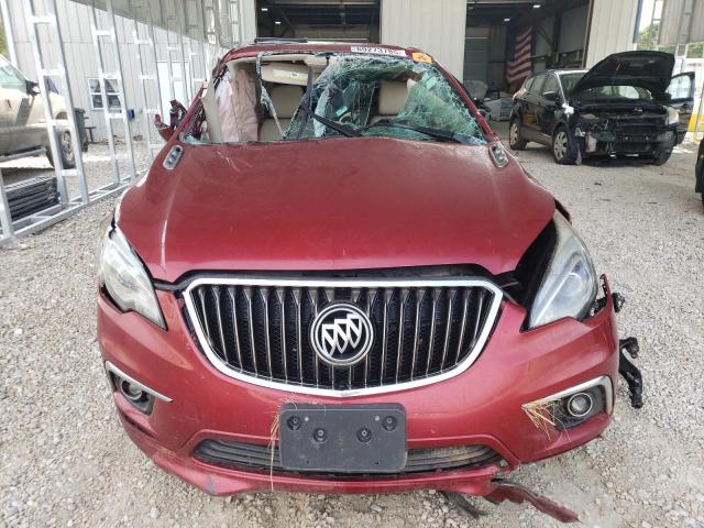 LRBFXBSA9HD198247 - 2017 BUICK ENVISION ESSENCE Կարմիր լուսանկար 5