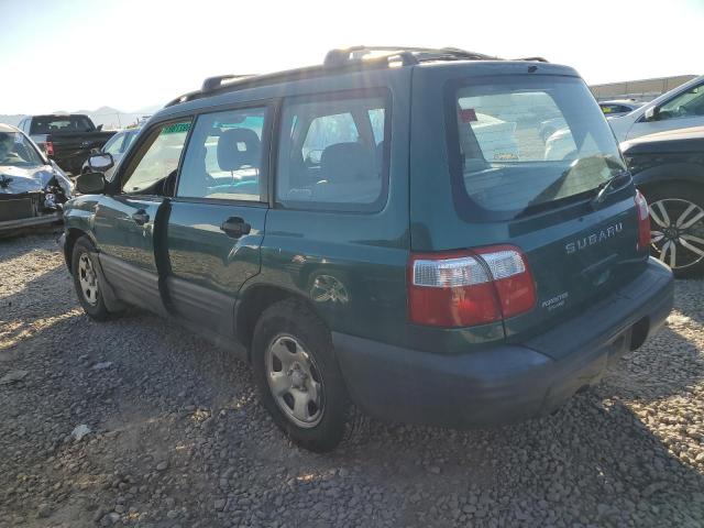 JF1SF635X1H750273 - 2001 SUBARU FORESTER L GREEN photo 2