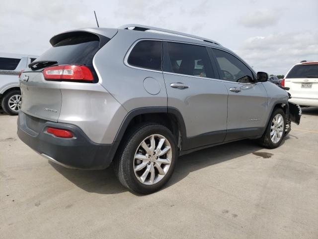 1C4PJLDB9GW242902 - 2016 JEEP CHEROKEE LIMITED SILVER photo 3