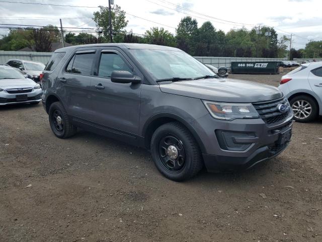 1FM5K8AR3HGA94272 - 2017 FORD EXPLORER POLICE INTERCEPTOR Gri fotoğraf 4