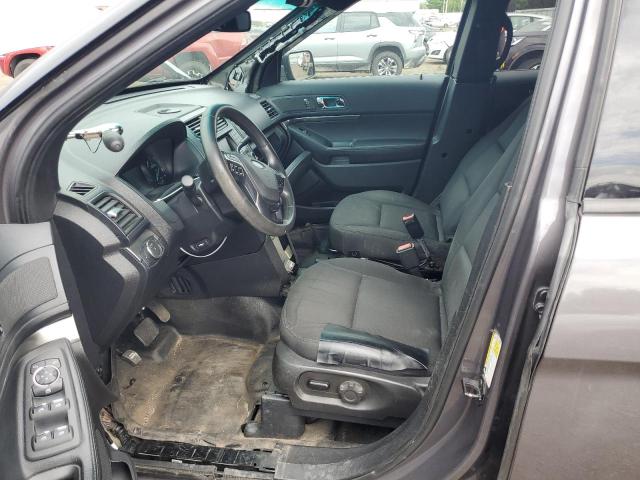 1FM5K8AR3HGA94272 - 2017 FORD EXPLORER POLICE INTERCEPTOR Gri fotoğraf 7