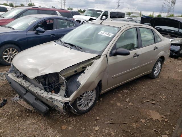 1FAFP34N86W154318 - 2006 FORD FOCUS ZX4 BEIGE photo 1