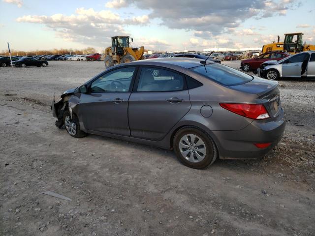 KMHCT4AE9HU357330 - 2017 HYUNDAI ACCENT SE GRAY photo 2