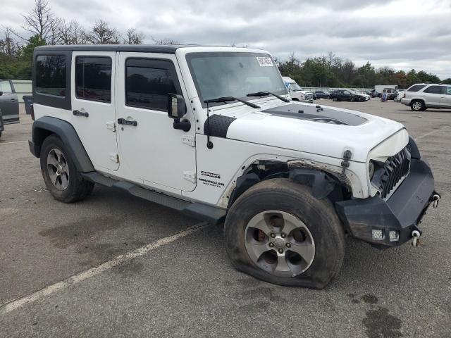 1C4BJWDG0GL242862 - 2016 JEEP WRANGLER U SPORT Blanc photo 4