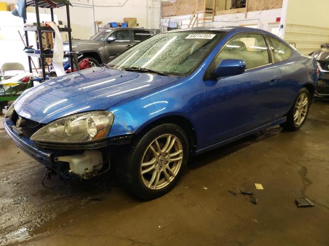 JH4DC54835S004110 - 2005 ACURA RSX BLUE photo 1