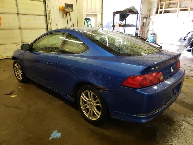 JH4DC54835S004110 - 2005 ACURA RSX BLUE photo 2