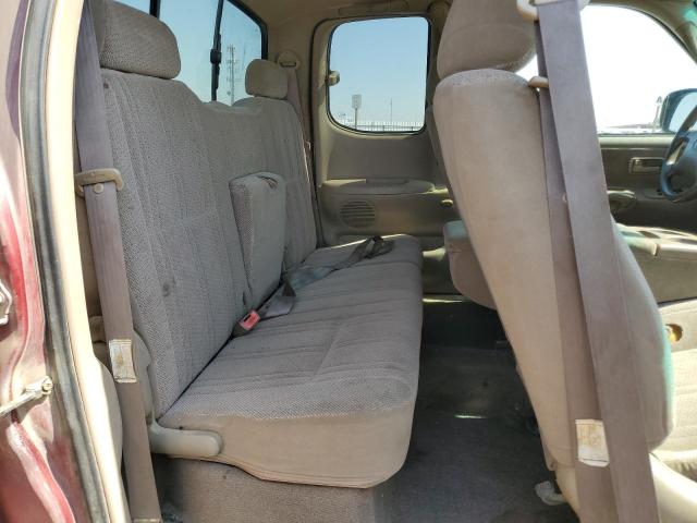 5TBRT3416YS103072 - 2000 TOYOTA TUNDRA ACCESS CAB ბურგუნდია ფოტო 10
