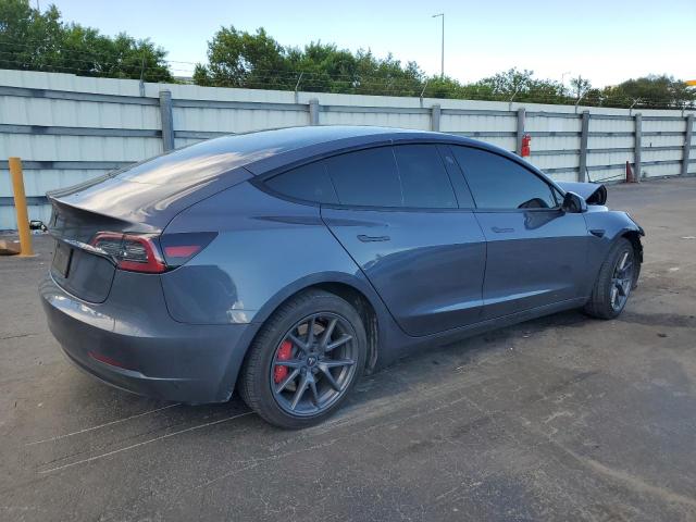 5YJ3E1EA2PF691470 - 2023 TESLA MODEL 3 ნაცრისფერი ფოტო 3