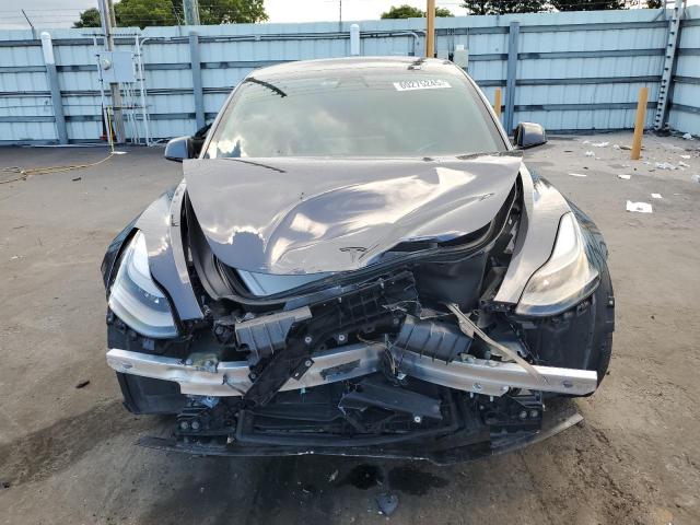 5YJ3E1EA2PF691470 - 2023 TESLA MODEL 3 ნაცრისფერი ფოტო 5