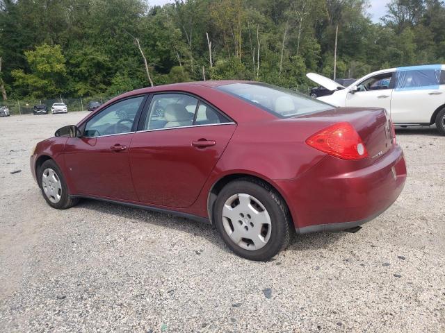 1G2ZF57B684159611 - 2008 PONTIAC G6 VALUE LEADER BURGUNDY photo 2