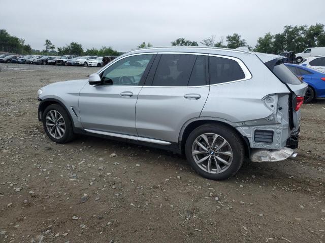 5UXTR9C55KLP87414 - 2019 BMW X3 XDRIVE30I 银色 照片 2