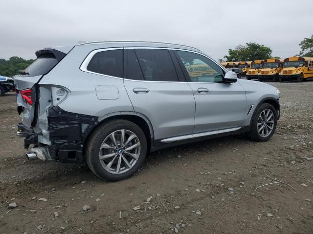 5UXTR9C55KLP87414 - 2019 BMW X3 XDRIVE30I 银色 照片 3
