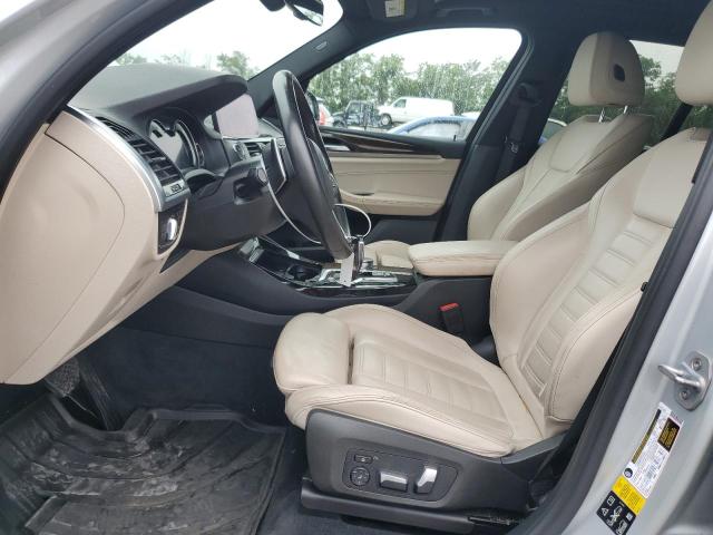 5UXTR9C55KLP87414 - 2019 BMW X3 XDRIVE30I 银色 照片 7