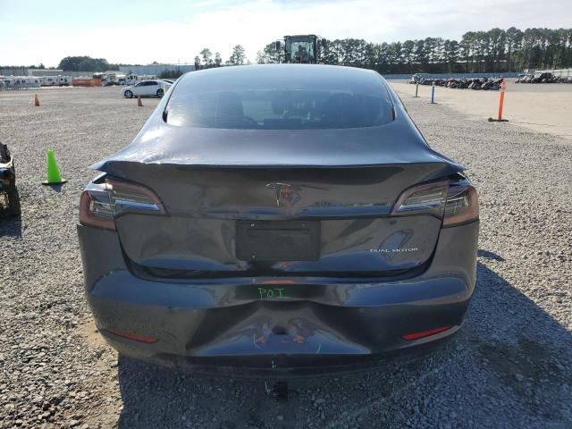 5YJ3E1EB6NF248793 - 2022 TESLA MODEL 3 CHARCOAL photo 6