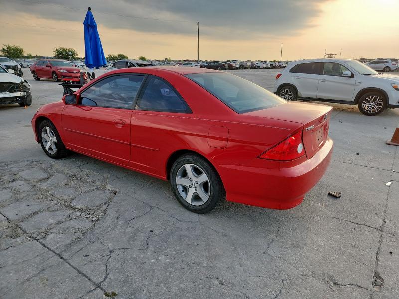 1HGEM21964L035974 - 2004 HONDA CIVIC EX RED photo 2