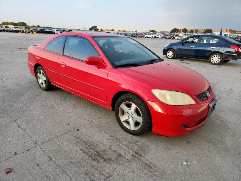 1HGEM21964L035974 - 2004 HONDA CIVIC EX RED photo 4