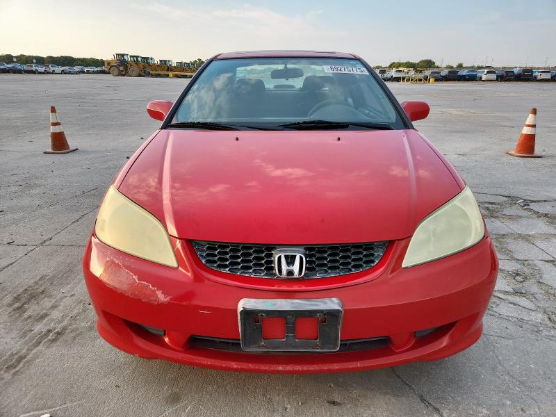 1HGEM21964L035974 - 2004 HONDA CIVIC EX RED photo 5