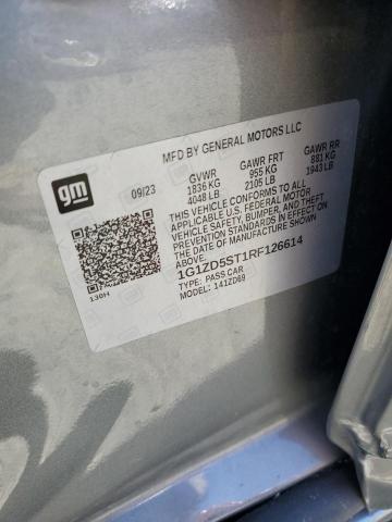 1G1ZD5ST1RF126614 - 2024 CHEVROLET MALIBU LT SILVER photo 13