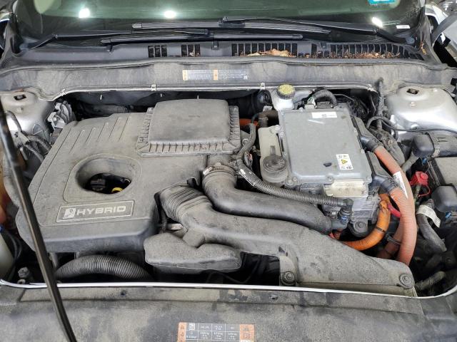 3FA6P0RU2KR187617 - 2019 FORD FUSION TITANIUM 银色 照片 11