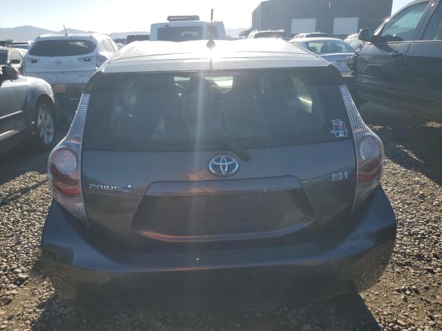 JTDKDTB32D1529732 - 2013 TOYOTA PRIUS C BLACK photo 6