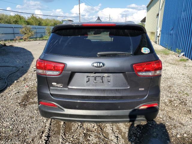 5XYPG4A33GG154006 - 2016 KIA SORENTO LX BLACK photo 6