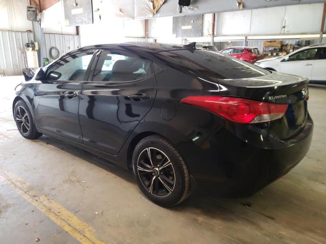 KMHDH4AE7DU795604 - 2013 HYUNDAI ELANTRA GLS BLACK photo 2