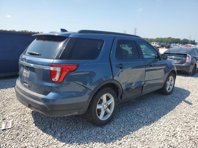 1FM5K7B82JGB41944 - 2018 FORD EXPLORER BLUE photo 3