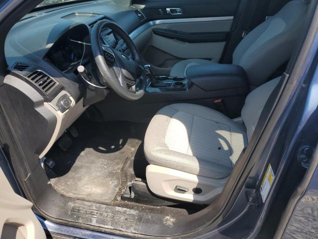 1FM5K7B82JGB41944 - 2018 FORD EXPLORER BLUE photo 7