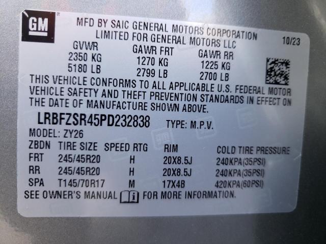 LRBFZSR45PD232838 - 2023 BUICK ENVISION AVENIR SILVER photo 13
